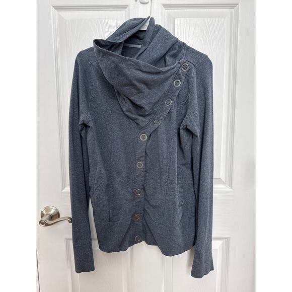 Brooklyn Industries funnel neck diagonal closing jacket navy medium - Picture 13 of 16